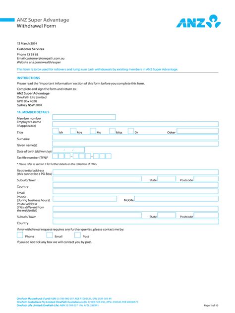 anz kiwisaver withdrawal application.